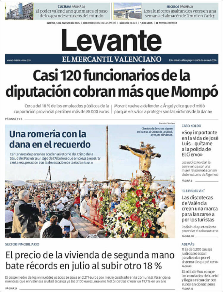Portada de Levante (Espagne)