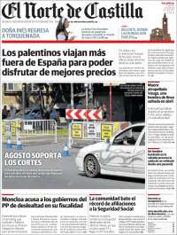 Portada de Norte de Castilla - Palencia (Spain)