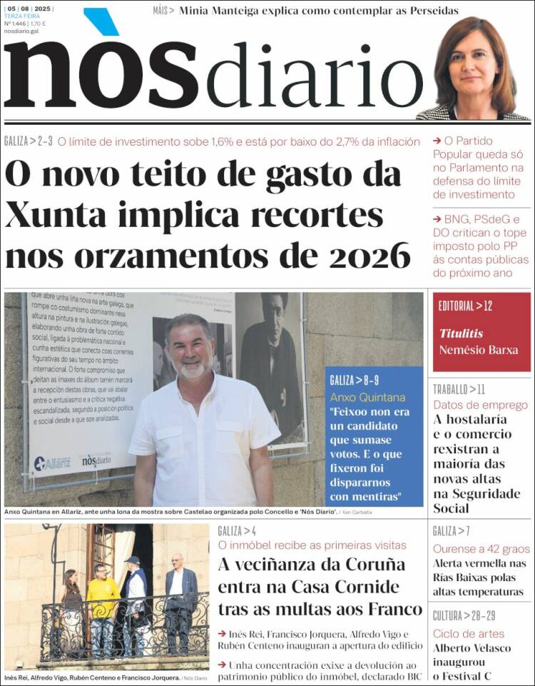 Portada de Nòs Diario (Spain)