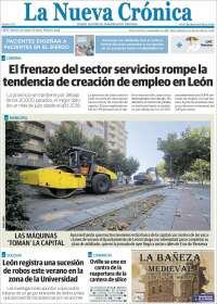 Portada de La Nueva Crónica (España)