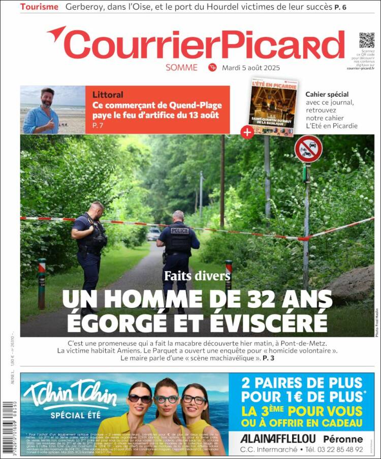 Portada de Courrier Picard (France)