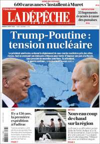 Portada de La Dépêche du Midi (France)