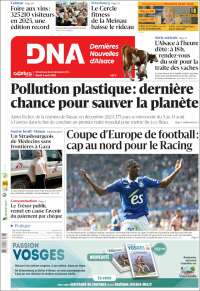Portada de Les Dernières Nouvelles d'Alsace (France)