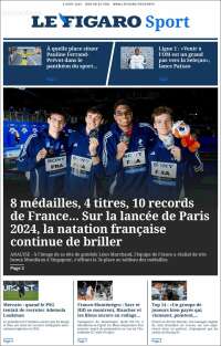 Portada de Le Figaro Sport (Francia)