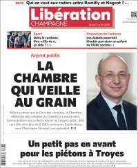 Portada de Libération Champagne (Francia)