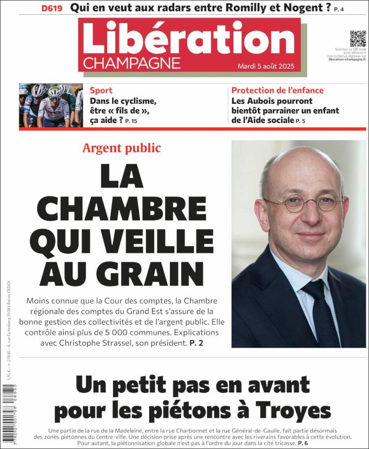 Portada de Libération Champagne (France)