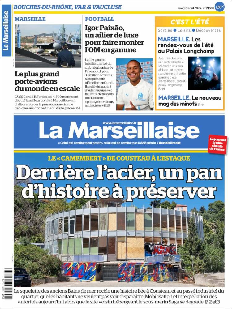 Portada de La Marseillaise (France)
