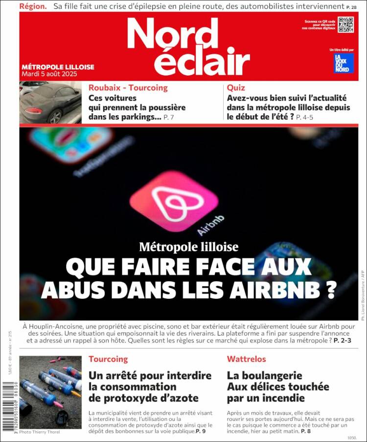 Portada de Nord Éclair (Francia)