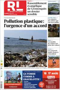 Portada de Le Republicain Lorrain (France)