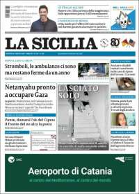 Portada de La Sicilia (Italia)