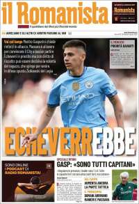 Portada de Romanista (Italia)