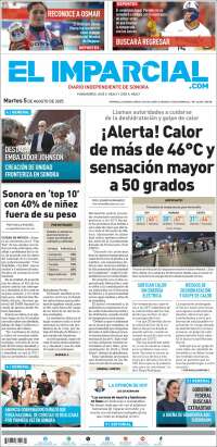 Portada de El Imparcial (Mexico)