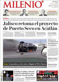 Portada de Milenio - Jalisco (Mexico)