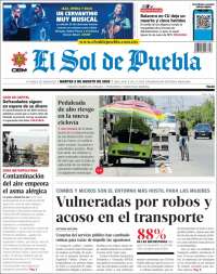 Portada de El Sol de Puebla (Mexico)
