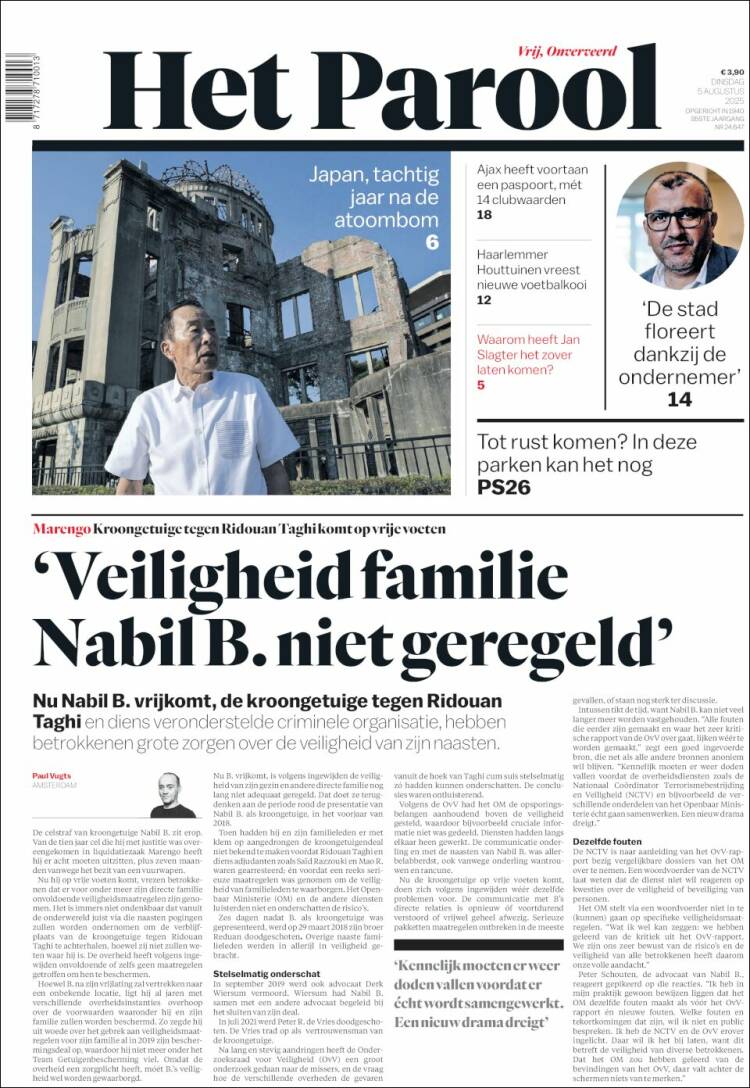 Portada de Het Parool (Netherlands)