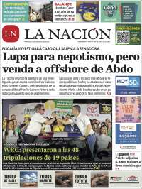Portada de La Nación (Paraguay)