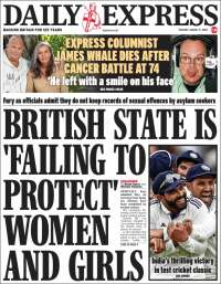 Portada de Daily Express (United Kingdom)