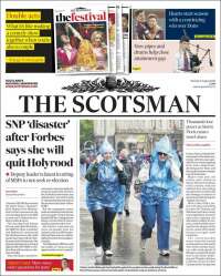 Portada de The Scotsman (Reino Unido)
