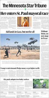 Portada de Star Tribune (USA)