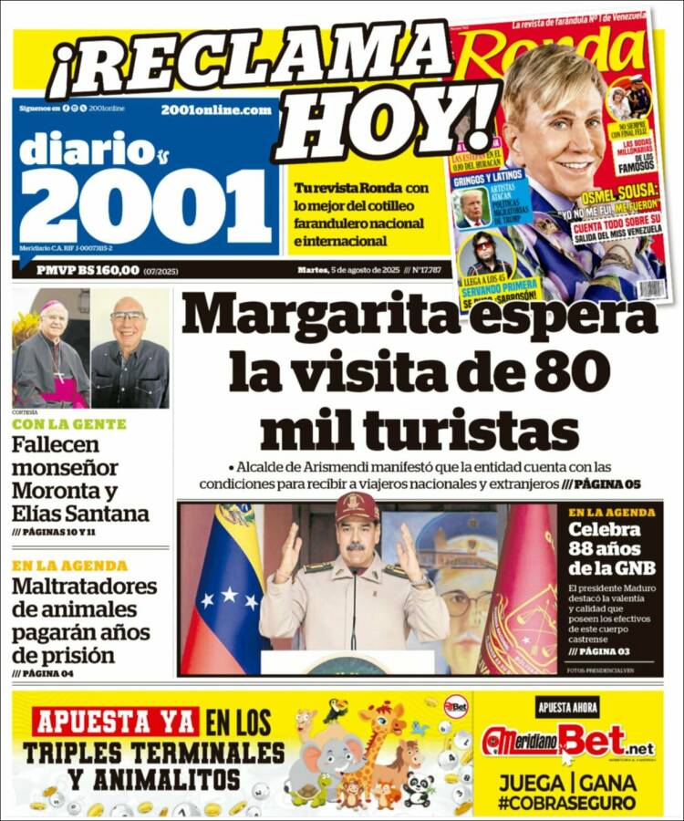 Portada de 2001 - Dosmiluno (Venezuela)