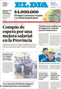 Portada de El Día de la Plata (Argentina)