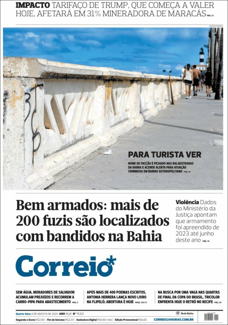 Portada de Correio* (Brésil)