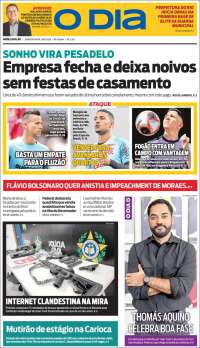 Portada de O Dia (Brasil)
