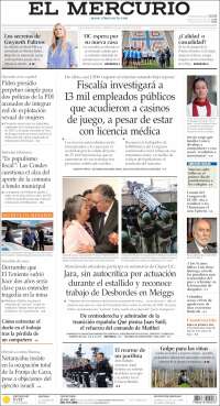 Portada de El Mercurio (Chile)