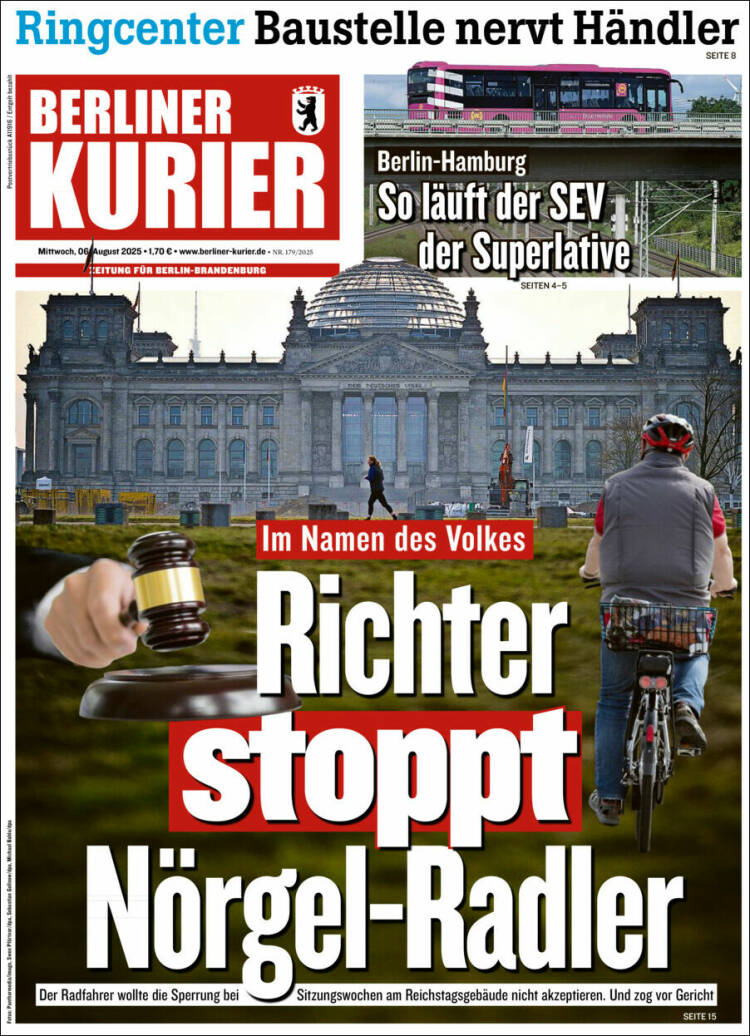 Portada de Berliner Kurier - Startseite BK (Germany)