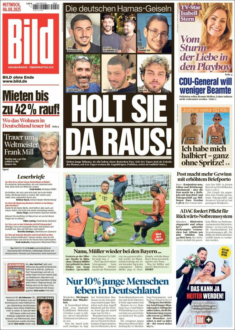 Portada de Bild (Germany)