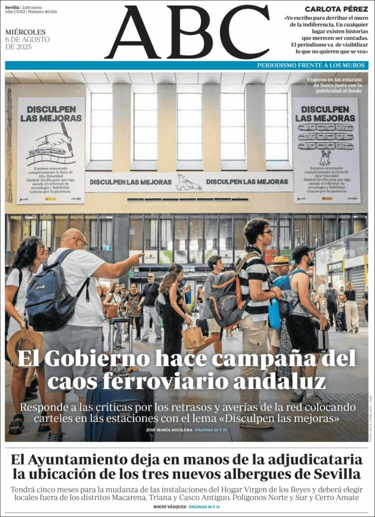 Portada de ABC - Sevilla (Spain)