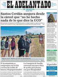Portada de El Adelantado de Segovia (Spain)