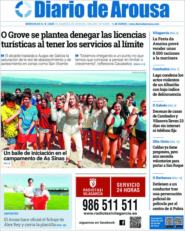 Portada de Diario de Arousa (Spain)