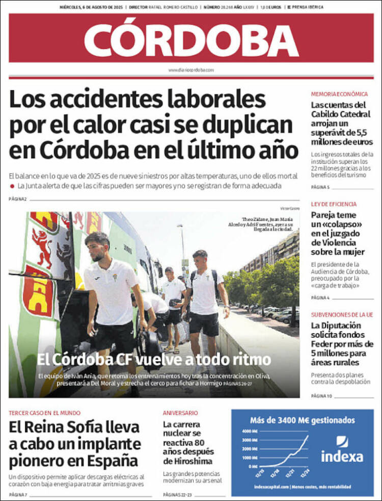 Portada de Diario de Córdoba (Spain)