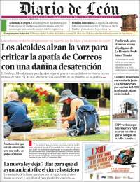 Portada de Diario de León (España)