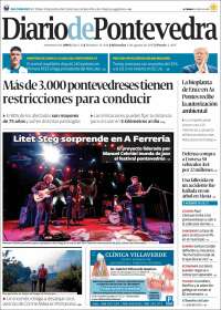 Portada de Diario de Pontevedra (Spain)