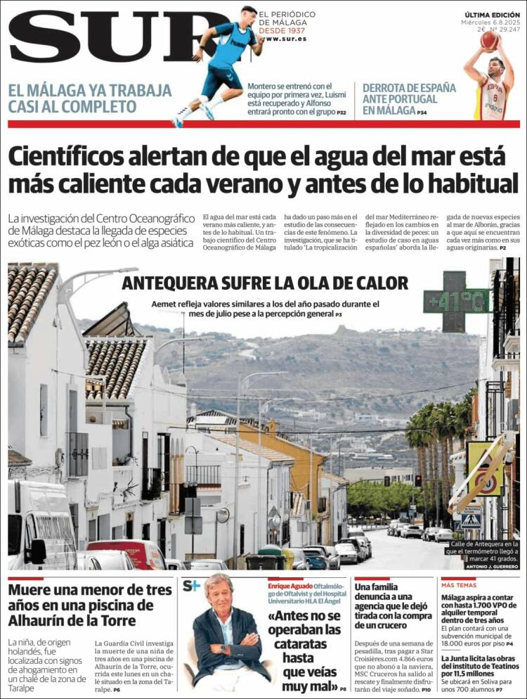 Portada de Diario el Sur (Spain)