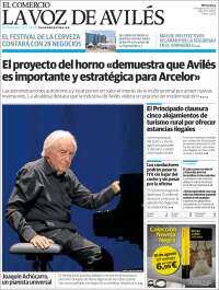 Portada de El Comercio - Avilés (Spain)