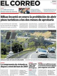 Portada de El Correo (Spain)