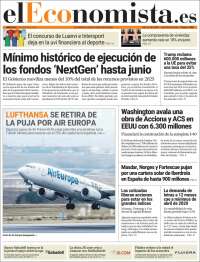 Portada de El Economista (Spain)
