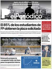 Portada de El Periódico (España)