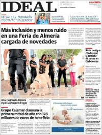 Portada de Ideal Almeria (Spain)