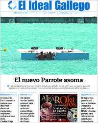 Portada de El Ideal Gallego (Spain)