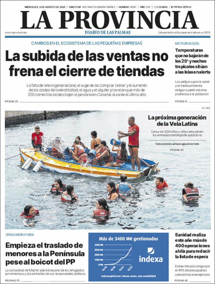 Portada de La Provincia (Spain)