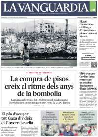 Portada de La Vanguardia (España)