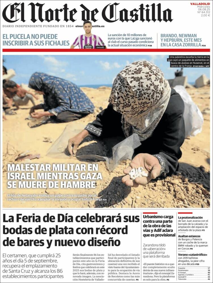 Portada de Norte de Castilla - Valladolid (Spain)