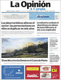 Portada de La Opinión de A Coruña (Spain)