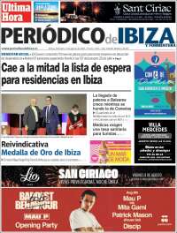 Portada de Periódico de Ibiza (España)