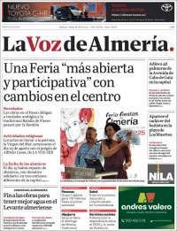 Portada de La Voz de Almería (Spain)