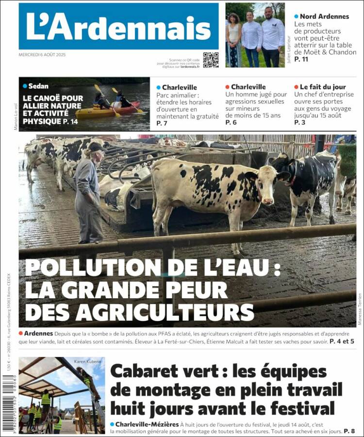 Portada de L'Ardenais (France)